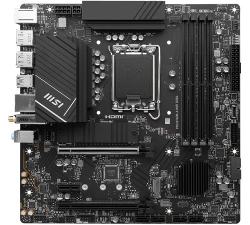 Материнская плата MSI PRO B760M-A WIFI DDR4