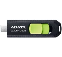 USB флешка Adata ACHO-UC300-128G-RBK/GN