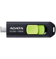 USB флешка Adata ACHO-UC300-128G-RBK/GN