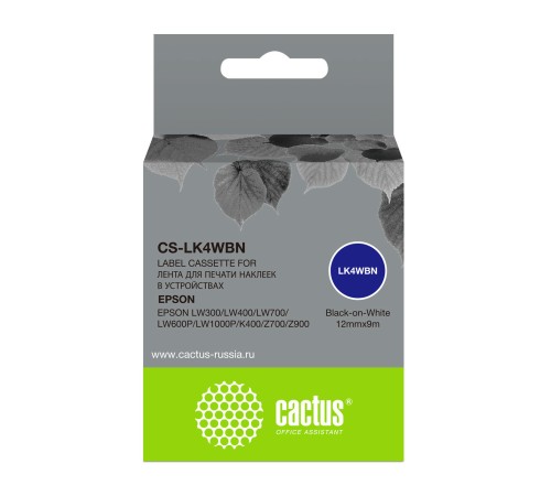 Картридж ленточный Cactus CS-LK4WBN