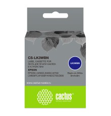 Картридж ленточный Cactus CS-LK3WBN