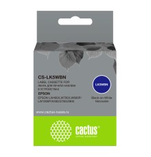 Картридж ленточный Cactus CS-LK5WBN