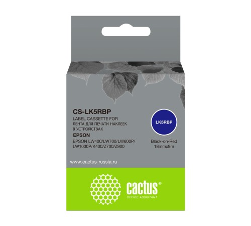 Картридж ленточный Cactus CS-LK5RBP