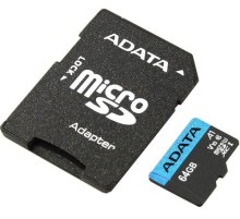 Флеш карта microSDXC Adata AUSDX64GUICL10A1-RA1