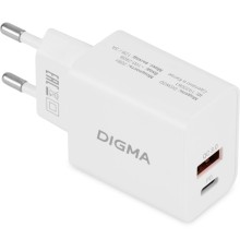 Сетевое зарядное устройство Digma DGW2D DGW2D0F110WH
