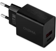 Сетевое зарядное устройство Digma DGW2D DGW2D0F110BK