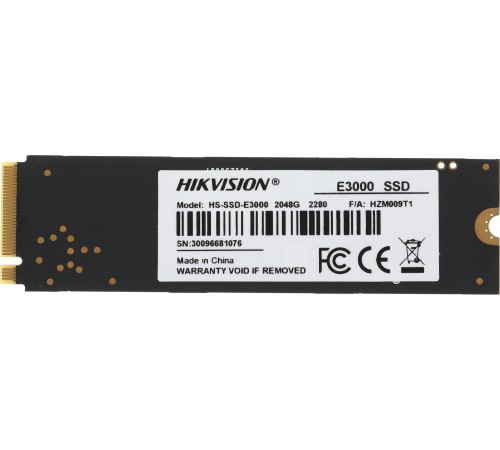 Накопитель SSD Hikvision PCIe 3.0 x4 2TB HS-SSD-E3000/2048G