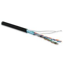 Кабель витая пара Hyperline FUTP4-C5E-P26-IN-LSZH-BK-305