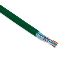 Кабель витая пара Hyperline FUTP4-C5E-P26-IN-PVC-GN-100