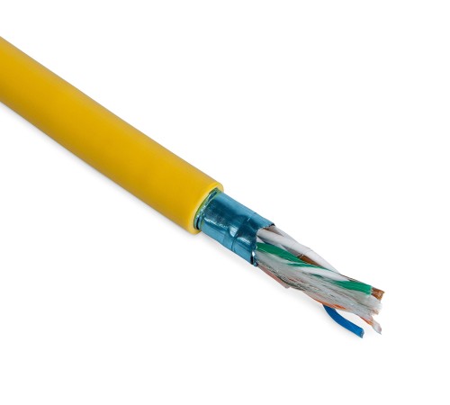 Кабель витая пара Hyperline FUTP4-C5E-P26-IN-PVC-YL-100