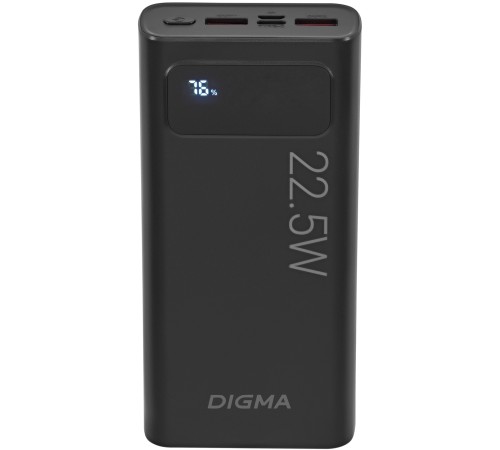 Мобильный аккумулятор Digma DGPF20A DGPF20A22PBK