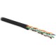 Кабель витая пара Hyperline UUTP4-C5E-P24-IN-PVC-BK-305