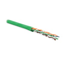 Кабель витая пара Hyperline UUTP4-C5E-P24-IN-PVC-GN-100
