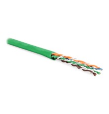 Кабель витая пара Hyperline UUTP4-C5E-P24-IN-PVC-GN-305