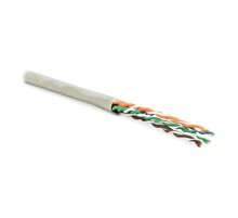 Кабель витая пара Hyperline UUTP4-C5E-P24-IN-PVC-GY-100