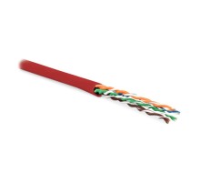 Кабель витая пара Hyperline UUTP4-C5E-P24-IN-PVC-RD-305