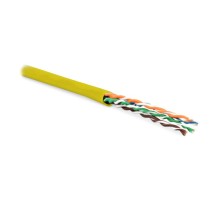 Кабель витая пара Hyperline UUTP4-C5E-P24-IN-PVC-YL-305