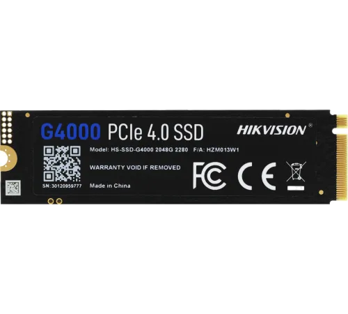 Накопитель SSD Hikvision PCIe 4.0 x4 2TB HS-SSD-G4000/2048G