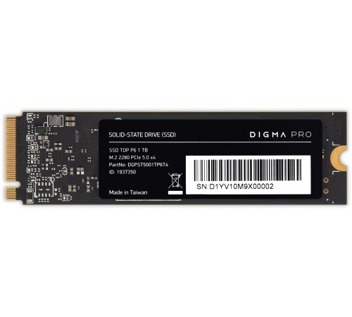 Накопитель SSD Digma PRO PCIe 5.0 x4 1000GB DGPST5001TP6T4