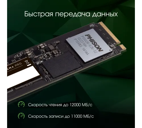 Накопитель SSD Digma PRO PCIe 5.0 x4 4TB DGPST5004TP6T4