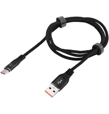 Кабель Digma DG-USBA-С-1M-27W USB (m)-USB Type-C (m) 1м черный
