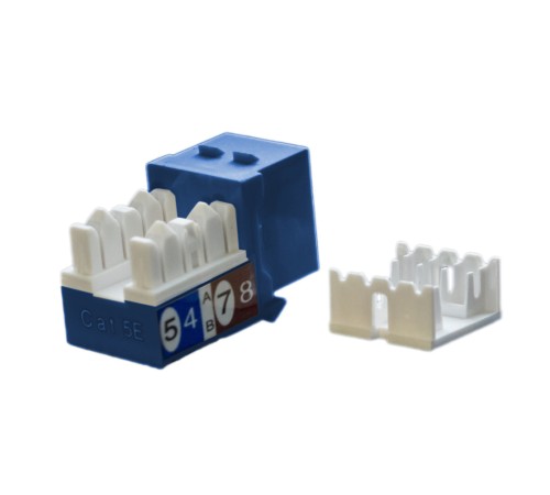 Вставка Keystone Jack RJ-45 (8P8C) Hyperline KJ9-8P8C-C5e-90-BL