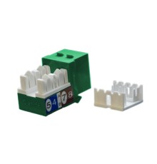Вставка Keystone Jack RJ-45 (8P8C) Hyperline KJ9-8P8C-C5e-90-GN