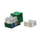 Вставка Keystone Jack RJ-45 (8P8C) Hyperline KJ9-8P8C-C5e-90-GN
