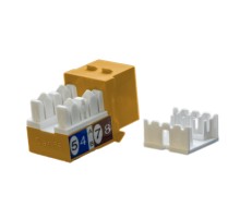 Вставка Keystone Jack RJ-45 (8P8C) Hyperline KJ9-8P8C-C5e-90-OR