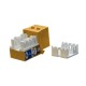 Вставка Keystone Jack RJ-45 (8P8C) Hyperline KJ9-8P8C-C5e-90-OR