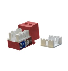 Вставка Keystone Jack RJ-45 (8P8C) Hyperline KJ9-8P8C-C5e-90-RD