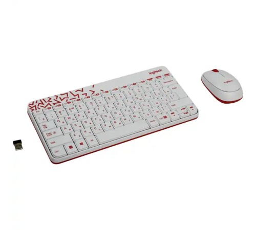 Клавиатура Logitech MK240 Nano White 920-008212