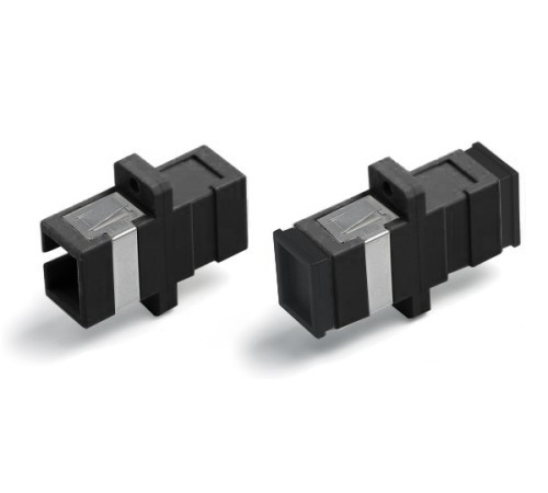 Оптический проходной адаптер SC-SC MM simplex Hyperline FA-P01Z-SC/SC-N/BK-BK