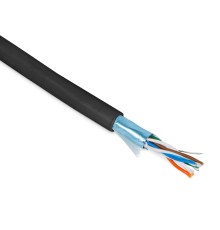Кабель витая пара Hyperline FUTP4-C5E-P26-IN-PVC-BK-100