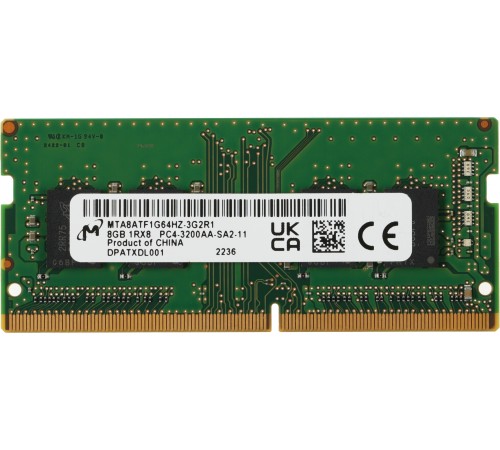 Память DDR4 8GB 3200MHz Crucial CT8G4SFS832A