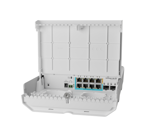 Коммутатор MikroTik netPower Lite 7R CSS610-1Gi-7R-2S+OUT
