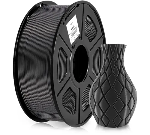Пластик для принтера 3D Cactus CS-3D-PLA-1KG-BLACK Пластик для принтера 3D Cactus CS-3D-PLA-1KG-BLACK