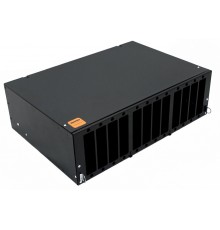 Бокс оптический универсальный Hyperline FO-19V-3U-12xSLT-W130H30-96UN-BK