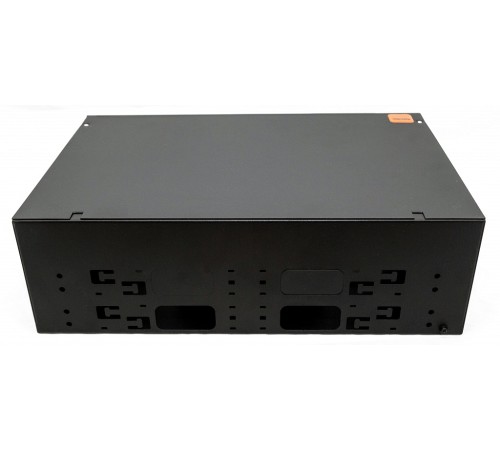 Бокс оптический универсальный Hyperline FO-19V-3U-12xSLT-W130H30-96UN-BK