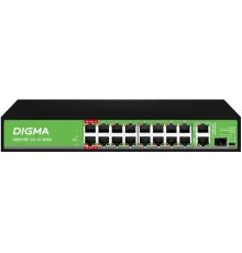 Коммутатор Digma DSP216F-1G-1C-R300