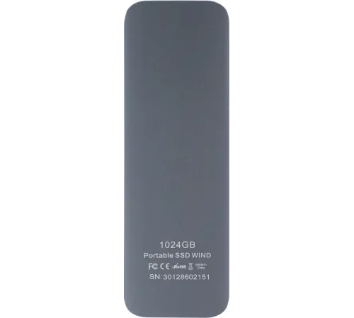 Накопитель SSD Hikvision USB-C 1TB HS-ESSD-P1000GWD 1000G GREY HS-ESSD-P1000GWD1000GGREY