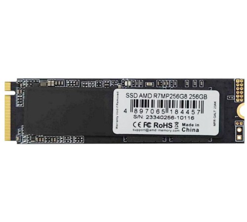 Накопитель SSD AMD PCIe 4.0 x4 256GB R7MP256G8