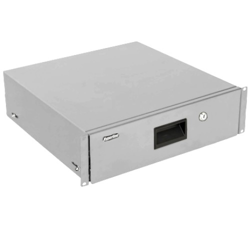 Полка (ящик) для документов с замком 3U 133х483х460мм (ВхШхГ) цвет серый (RAL 7035) Hyperline TDR3-3U-460-RAL7035 Полка (ящик) для документов с замком 3U 133х483х460мм (ВхШхГ) цвет серый (RAL 7035) Hyperline TDR3-3U-460-RAL7035