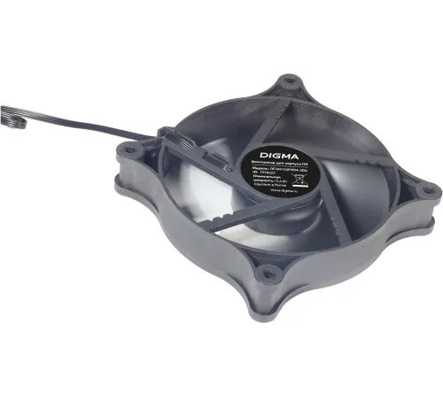 Вентилятор для корпуса Digma DFAN120PWM-2BK