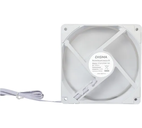 Вентилятор для корпуса Digma DFAN120PWM-1WH