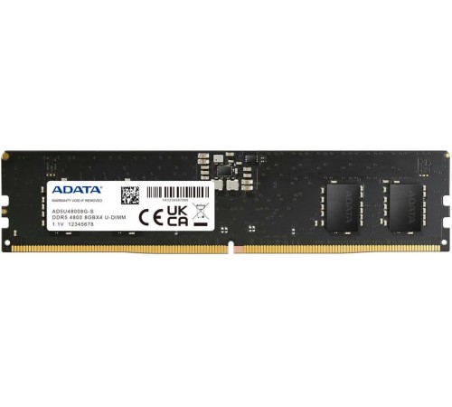 Память DDR5 4800MHz Adata AD5U48008G-S