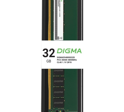 Память DDR5 32GB 4800MHz Digma DGMAD54800032D