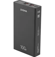 Мобильный аккумулятор Digma DGPD100WA DGPD20A100ABK