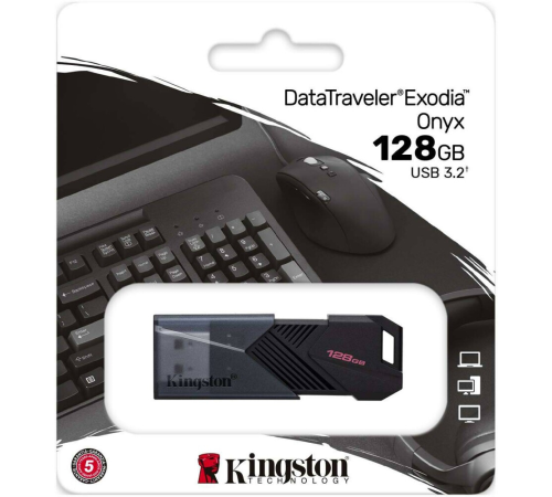 USB Flash накопитель 128Gb Kingston DataTraveler Exodia Onyx Black DTXON/128GB USB Flash накопитель 128Gb Kingston DataTraveler Exodia Onyx Black DTXON/128GB