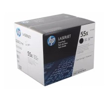 Лазерный картридж HP 55X увеличенной емкости черный CE255XD